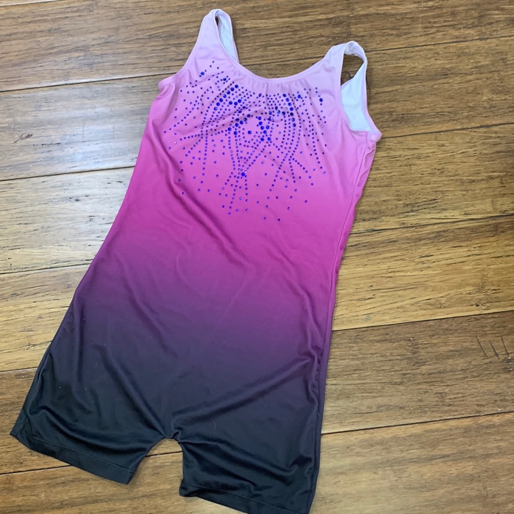 Pink and Black Kids Dance Costume